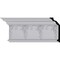Ekena Millwork 7 1/2"H x 3 1/8"P x 8 1/8"F x 94 1/2"L Flower Drop Crown Moulding MLD07X03X08FL - alternate 1